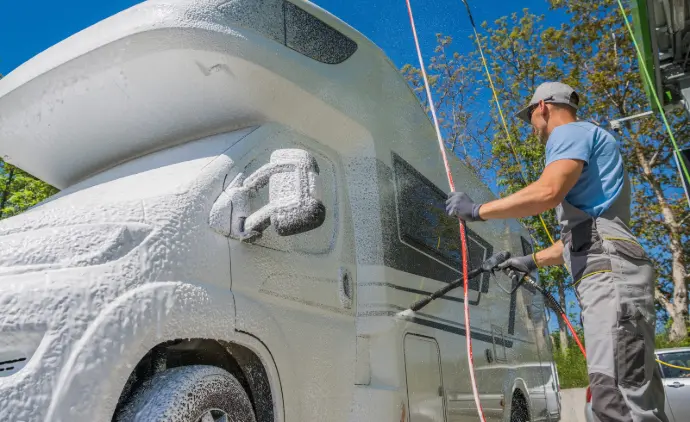 Washing RV Home